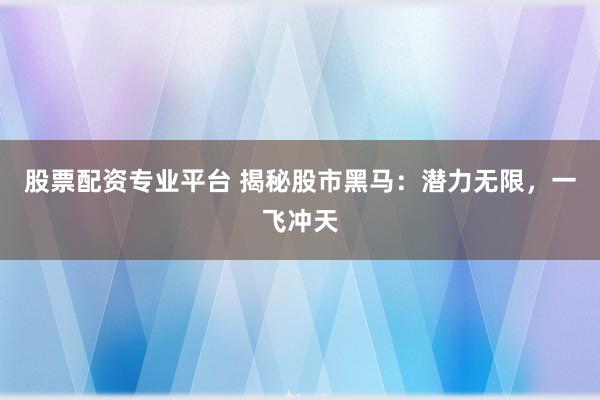 股票配资专业平台 揭秘股市黑马：潜力无限，一飞冲天